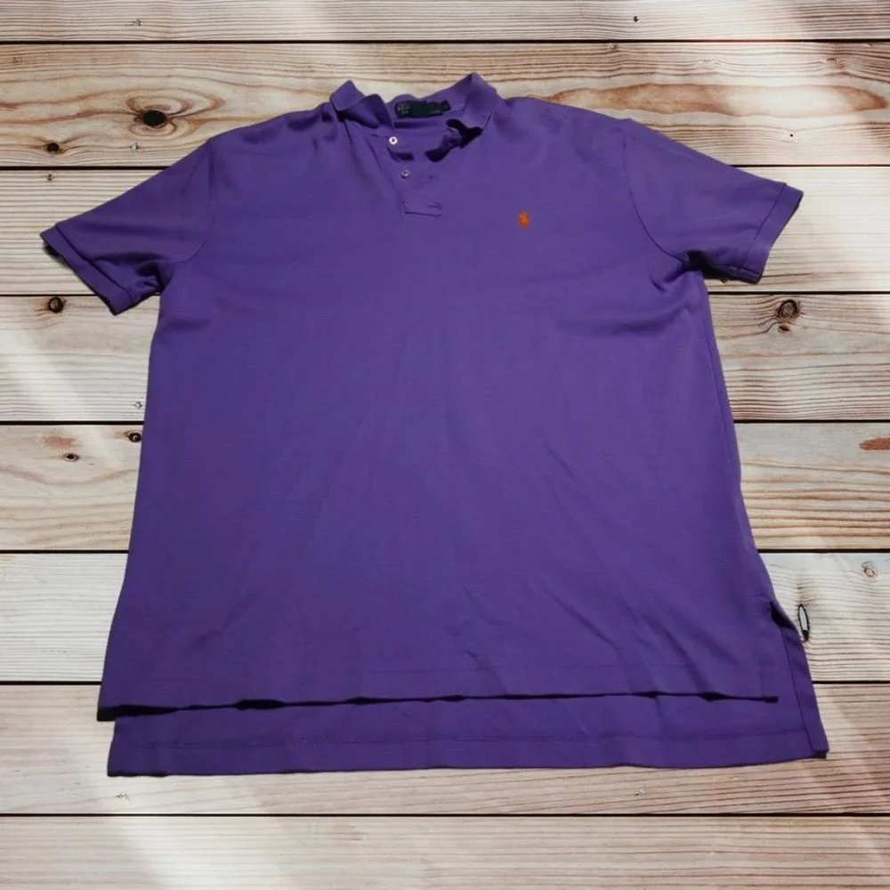 Polo By Ralp Lauren Purple Polo Size Large